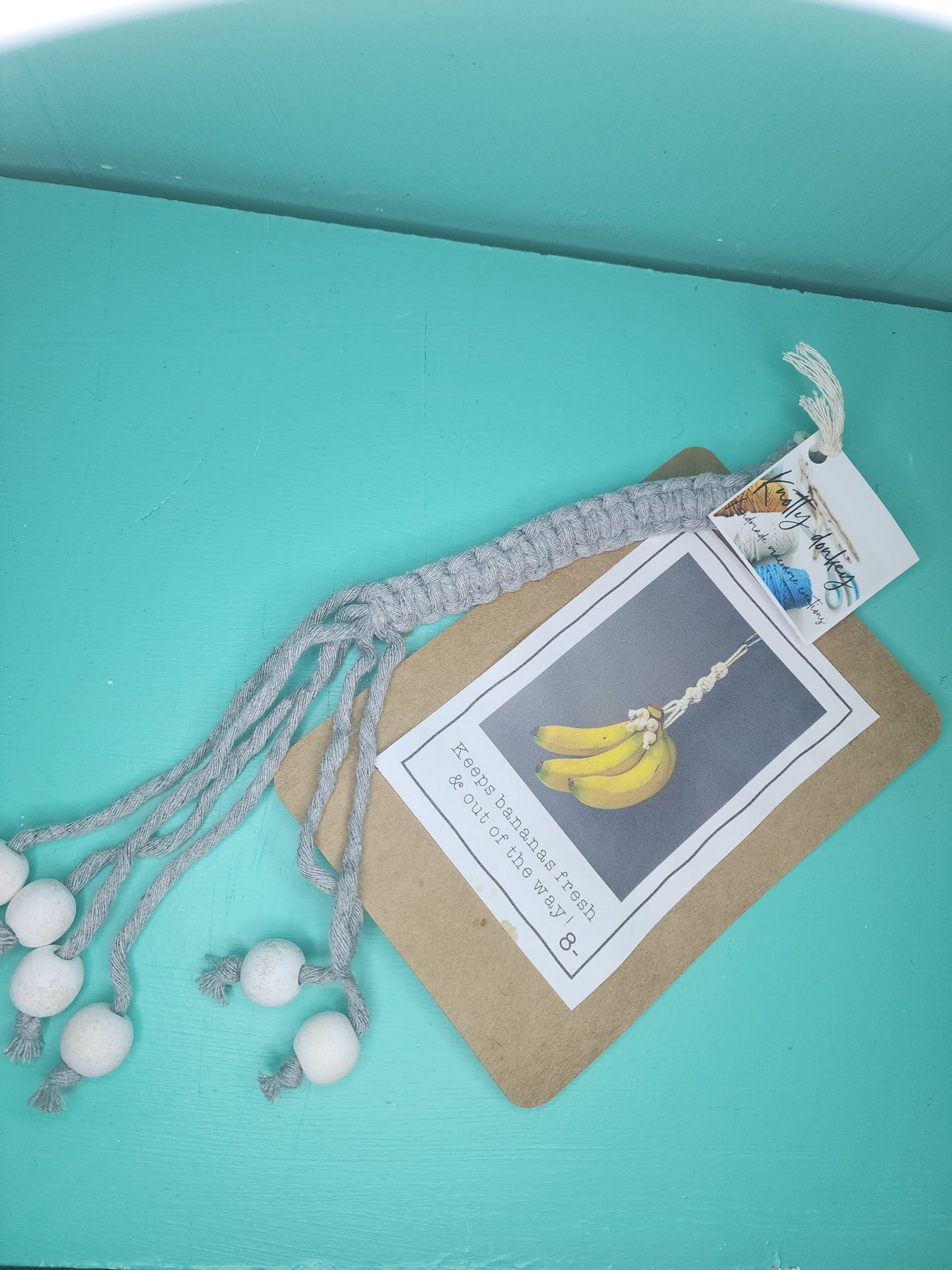 Macrame banana hangers