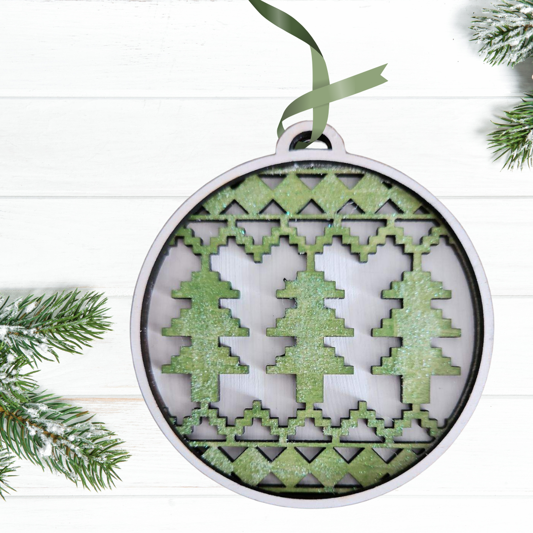 Tree Christmas Ornament - Green